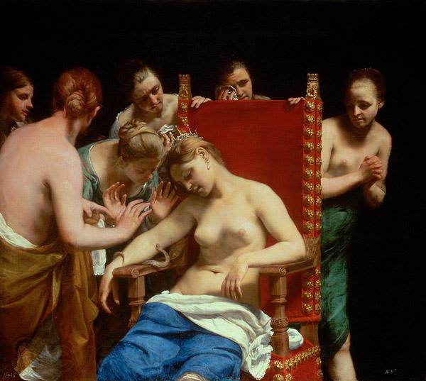 Guido Cagnacci Death of Cleopatra Norge oil painting art